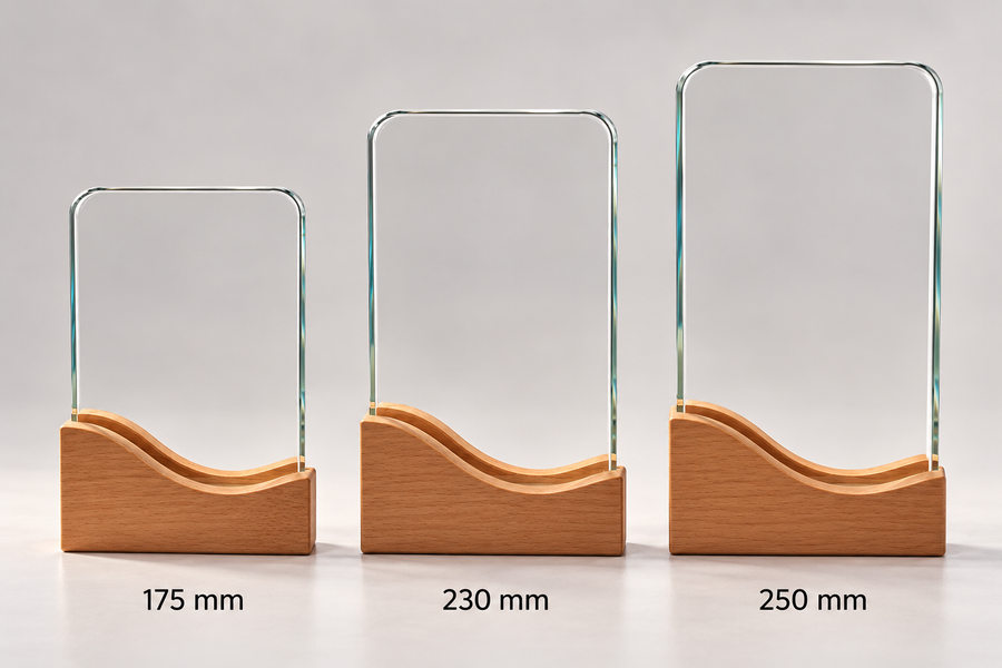 Trophée Vague — L’élégance du verre, l’émotion d’une récompense