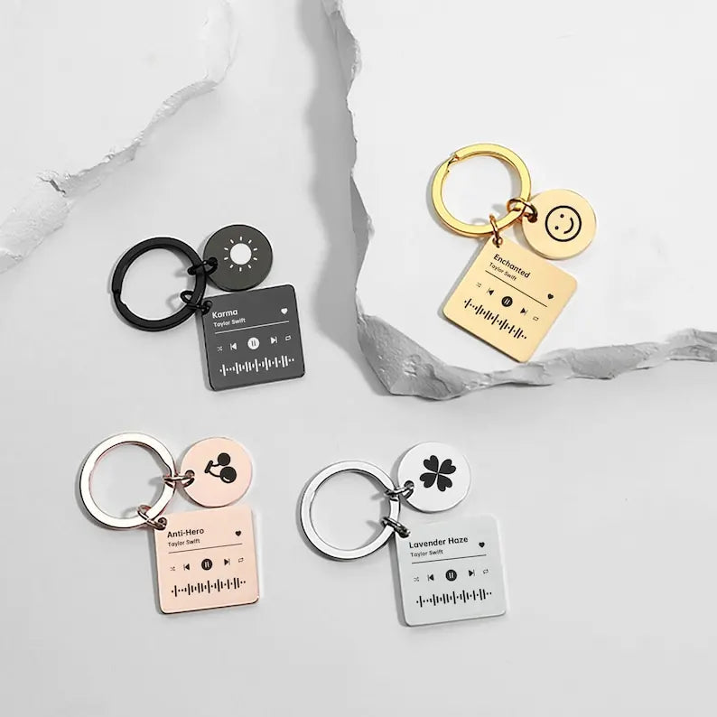Porte-clés Spotify Personnalisé